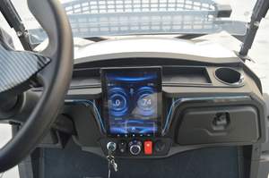 लक्जरी डिजाइन लंबी दूरी की बैटरी जीवन 8 सीटर इलेक्ट्रिक गोल्फ कार्ट 72 वोल्ट गोल्फ कोर्स के लिए सुंदर क्षेत्र की दर्शनीय स्थल - Product Image 5