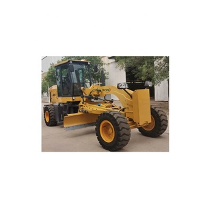 Nivo py120v 120hp mini motor grader, com lâmina intermediária ou lâmina dianteira, rebitador traseiro ou peças opcionais