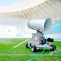 Machine mobile de pulvérisation agricole, d'irrigation, de pesticides, de refroidissement et d'humidification pour événements publics, avec canon à brouillard