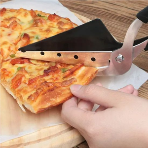 Forbici per Pizza 2-in-1 Sicure per Alimenti |   Manico staccabile e lame in acciaio inossidabile |   <span class=keywords><strong>Taglio</strong></span> e affettatura rapida <span class=keywords><strong>di</strong></span> pancake e carne arrosto - Product Image 4