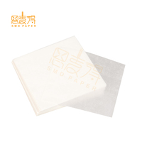 Papier ciré recyclable OEM taille personnalisée couleur naturelle blanc antiadhésif Burger Patty Butch Paper