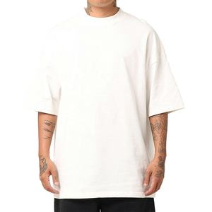 Usine 100% coton grande taille t-shirts conception personnalisée goutte épaule t-shirts haute qualité Streetwear t-shirts pour hommes - Product Image 2