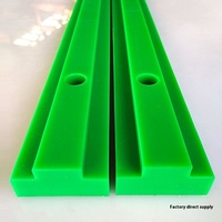Bande de support en plastique UHMWPE ou HDPE NYLON à une seule rangée pour bandes anti-usure et rails de guidage de chaîne, fabriquée par STR Factory