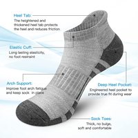 Logo personnalisé Chaussettes de sport pour hommes Séchage rapide Respirant Léger Cheville Chaussettes de course d'endurance