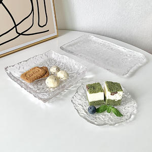 Assiettes <span class=keywords><strong>de</strong></span> présentation irrégulières <span class=keywords><strong>de</strong></span> qualité supérieure en gros pour desserts, vaisselle <span class=keywords><strong>de</strong></span> <span class=keywords><strong>cuisine</strong></span>, articles <span class=keywords><strong>de</strong></span> table créatifs pour la maison et les fêtes - Product Image 4
