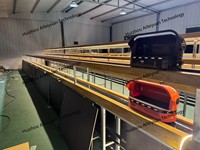 Système de livraison de repas Shinkansen de conception nouvelle, robot de restauration sur rail, train de livraison de nourriture intelligent