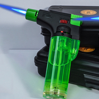Allume-cigare torche en plastique multicolore butane à jet unique pour la cuisine et le camping Vente en gros Allume-cigare bon marché pour barbecue