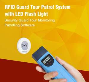 125KHz RFID Tag Étanche Antichoc 60000 Capacité De Stockage Communication USB Sécurité Partol Guard Tour System - Product Image 5
