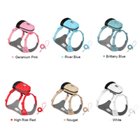 Ensemble Harnais et Laisse de Luxe Réglable pour Chien et Chat Truelove – Accessoires Écologiques Doux et Durables avec Sac à Déjections – Gilet de Promenade