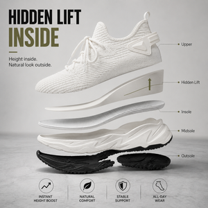 <span class=keywords><strong>Scarpe</strong></span> da ginnastica da uomo <span class=keywords><strong>con</strong></span> <span class=keywords><strong>rialzo</strong></span> invisibile 6cm 8cm 10cm, in maglia, casual, sportive, da passeggio, <span class=keywords><strong>con</strong></span> tacco interno - Product Image 3