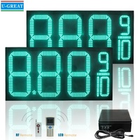 Module led d'affichage du prix de la station-service, haute qualité, format 16 pouces 8.888 8.889/10