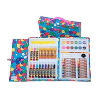 68PCS COLOR BOX ART SET 1 RÈGLE 12 MARQUEURS Boîte à dessin en bois Art Set