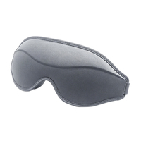 Masque de sommeil lesté 3D profilé avec ailette nasale intégrée, occultant la lumière, en mousse à mémoire de forme, design portable, style moderne, cadeau d'entreprise