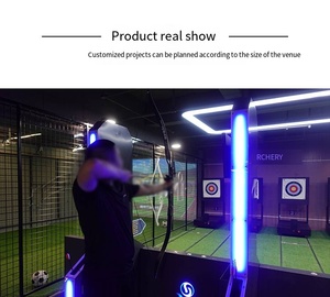 Salle de tir à l'arc mobile avec cible de projection interactive pour tir sportif traditionnel et à l'arc à poulies - Product Image 3