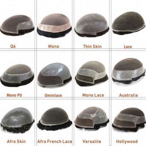 Toupee para Hombre con Frente Ondulado, Grosor de 0.12-0.14mm, Piel Delgada en Toda la Superficie, Nuevo Modelo <span class=keywords><strong>2022</strong></span>, Más Vendido y Popular - Product Image 5