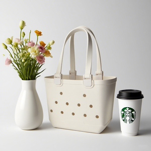 2025 EVA Tote Beach Pool Tote Bag Gran capacidad portátil impermeable al aire libre <span class=keywords><strong>vacaciones</strong></span> bolsa de compras de mano - Product Image 2