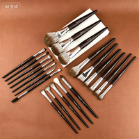 IMAGIC 21-teiliges profession elles Make-up-Pinsel-Set Foundation Contour Blush Concealer Lidschatten Weich Leicht zu mischen des Pinsel-Set
