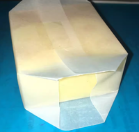 Papier blanc industriel imperméable de 60 g, papier enduit de cire double face, utilisé pour l'emballage des pièces métalliques, des quincailleries, des produits à base de cire