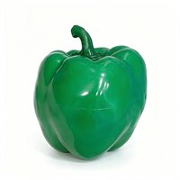Blocs de construction croustillants en forme de piment vert, simulation de légumes et fruits, jouets anti-stress créatifs à remontée lente