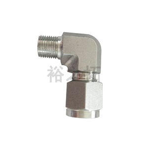 Raccord de compression en acier inoxydable coudé à 90 degrés pour tuyau en cuivre, utilisation haute pression - Product Image 4