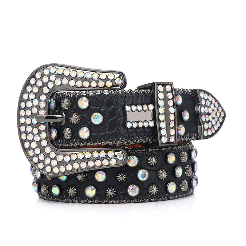 Rhinestone Belts Designer Crystal Belts Punk Ladies Rhinestones