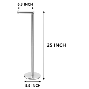Bathroom <strong>Black</strong> Set Gold Foldable Tissue Storage Free Standing <strong>Toilet</strong> Paper Stainless Steel Kitchen <strong>Roll</strong> Stand <strong>Holder</strong> - Product Image 2