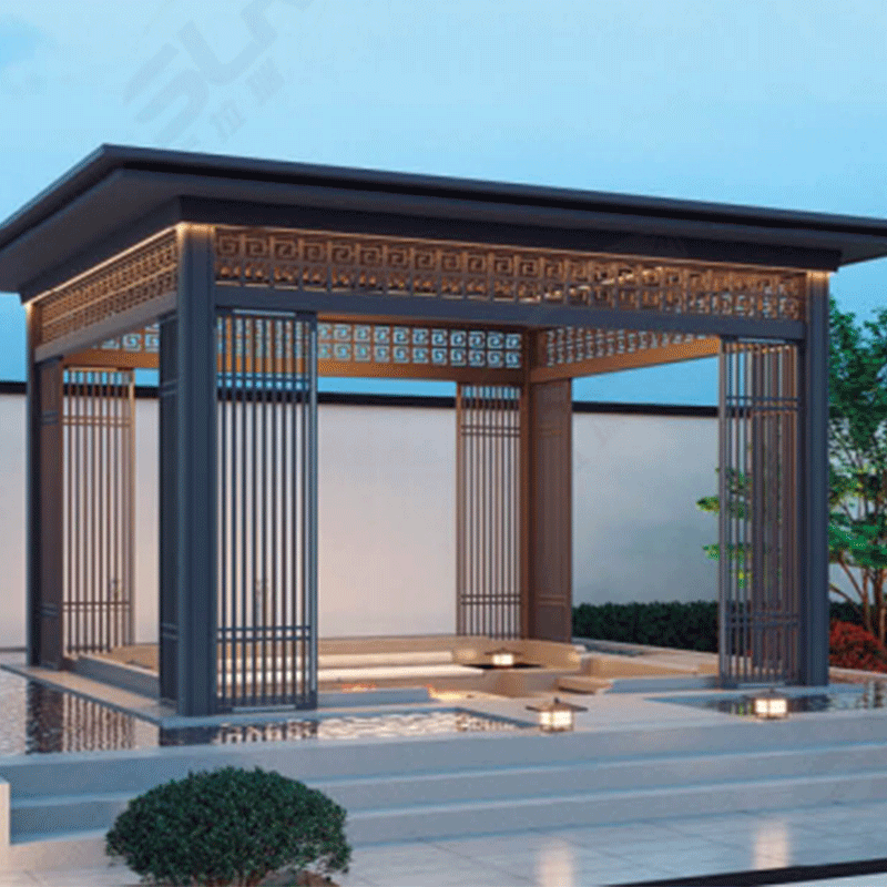 New Arrival Luxury Aluminum Gazebos Chinese