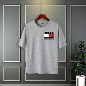 Camiseta de punto vintage para hombre al por mayor, cuello redondo, 100% poliéster, estampado digital ligero, manga corta, estilo holgado, con diseño de personaje - Product Image 5