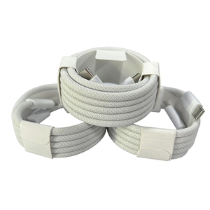 สายชาร์จแบบถักสาย OEM 1M 2M 60W ชนิด C เป็น Type C สำหรับ <span class=keywords><strong>iPhone</strong></span> 60W สายชาร์จเร็วสำหรับ <span class=keywords><strong>iPhone</strong></span> 15 PRO MAX USB C - Product Image 1