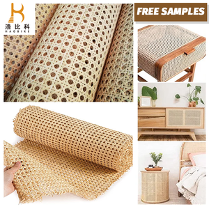 Nhựa mây mía tổng hợp dệt mở Lưới Net mở dệt wicker mía vải cuộn cho Diy caning đồ nội thất - Product Image 3
