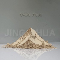 Poudre de ciment réfractaire coulable à l'alumine CA50-A600, matériau de revêtement anti-pénétration pour cuves, origine Henan, marque JINGHUA