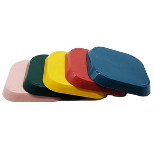 Assiettes à dîner incassables en paille de blé, assiettes écologiques biodégradables pour les restaurants, plastique pour bocaux et plats de pique-nique, 8 pièces - Product Image 1