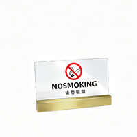 Support de Carte Minimaliste en Métal Brossé pour Publicité, Présentoir Photo Moderne et Concis en Forme de Cuboïde