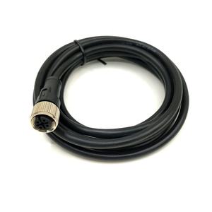 IP67 2-4 pines tornillo roscado montaje en Panel bloqueo rápido tipo M12 contacto de cobre conector de <span class=keywords><strong>Cable</strong></span> CC impermeable automotriz - Product Image 1