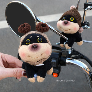 ตุ๊กตาแม่เหล็กติดแฮนด์มอเตอร์ไซค์รูปสุนัขผึ้งน่ารัก สไตล์การ์ตูนสัตว์ - Product Image 3