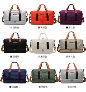 I-0594 Factory Gym <b>Bags</b> Travel Sports Tote Gym <b>Bag</b> <b>Carry</b>-<b>on</b> Weekender Fitness Duffel <b>Bag</b> With Dry Wet Pocket - Product Image 5
