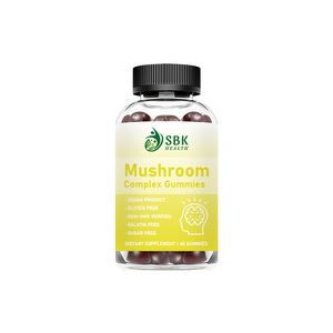 OEM ODM Flavored Mushroom Complex Gummies Vitality Mental Clarity <b>Supplements</b> Cognitive Adults Dosage form Gummies - Product Image 1