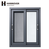 HANNOVER Vente Flash Fenêtres Coulissantes en Aluminium Durable à Isolation Thermique pour Maisons avec Cadre Étroit et Moustiquaire
