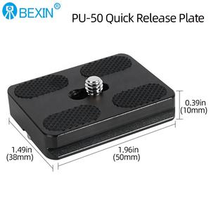 BEXIN-placa adaptadora Universal de cabeza de bola para trípode, base de montaje de cámara Arca Swis, placa de liberación rápida para <span class=keywords><strong>Benro</strong></span> sirui QZSD - Product Image 2
