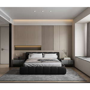 Italian <b>Light</b> Luxury Villa Penthouse Master Bedroom Furniture Set 5 <b>Star</b> Hotel Oversized King Bed Full Furniture Package - Product Image 6