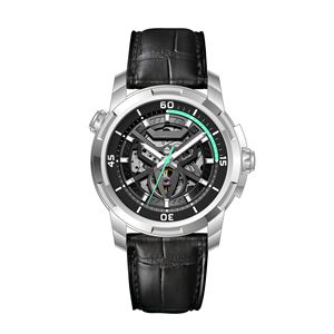 ساعة يد كوارتز جديدة فاخرة للرجال ، ساعة رياضية مقاومة للماء ، ضوء مجوف ، قرص مضيء ، تقويم 42 مرئي بالكامل - Product Image 5