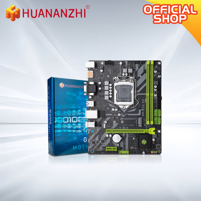 New HUANANZHI H311 VHD4 Motherboard LGA 1151 Support  Core I3/i5/i7 6th/7th/8th/9th E3 V5 CPU DDR4 Memory 32GB