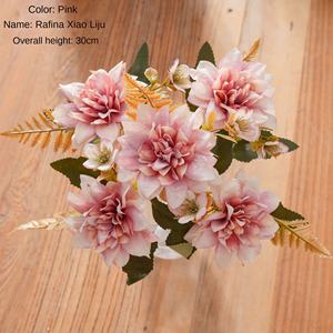 Rafina Xiaoli Crisantemo Artificiale per Decorazione Domestica, Fiori Finti da Parete, Rosa Artificiale - Product Image 6