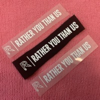 Logo en silicone de presse à chaud de vente chaude, étiquette de transfert de chaleur en silicone surélevée 3D parfaite pour l'uniforme