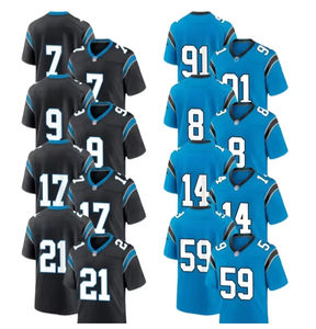 เสื้อฟุตบอลคาร์ไลน่าสำหรับผู้ชายเสื้อทีมอเมริกัน NF L เสื้อกีฬาผ้าตาข่าย - Product Image 1