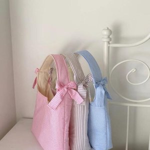 Neue stilvolle tragbare Einkaufstasche Beauty Bow Einzigartige Frauen Bunte Umhängetaschen Kunden spezifisches Design Hochwertige Taschen - Product Image 1