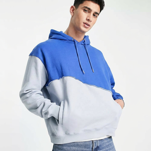 Sudadera con Capucha Extra Grande de Felpa para Hombre, 100% Algodón, con Cierre de Media Cremallera, para Invierno, Tallas S-3XL - Product Image 1