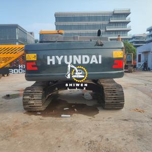 Excavatrice sur pneus Hyundai HX300HD d'occasion, bon état, prix bas, couleur jaune, forte puissance de creusement, moteur, pompe - Product Image 5