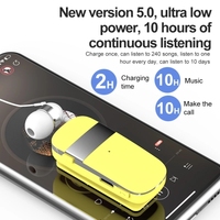 Auricolari Wireless K53 Business Lavalier con Confezione Personalizzata, Logo, Cavo Retrattile, Chiamate Hands-Free, Promemoria, Auricolari Bluetooth