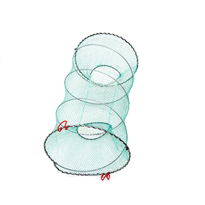 Red de pesca verde redonda Material de PE galvanizado para piscicultura para jaula de pesca en productos de plástico para agricultura - Product Image 2